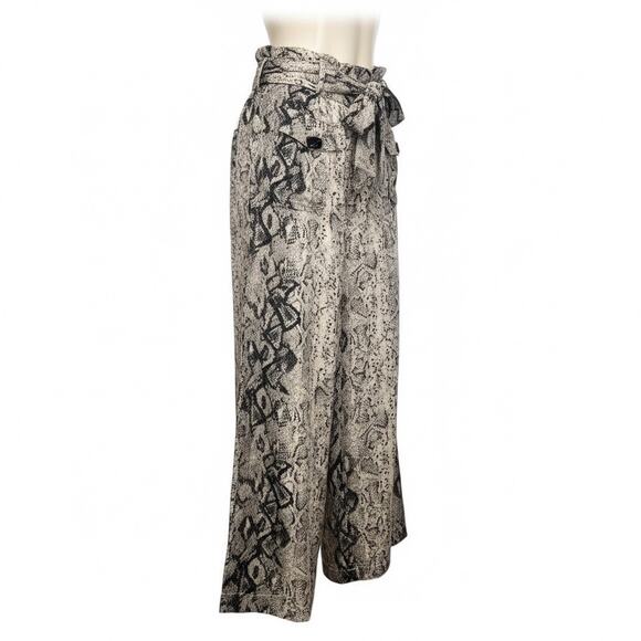 Moon River Snakeskin Print Pants with Belt – NWT – Size M - Picture 2 of 7